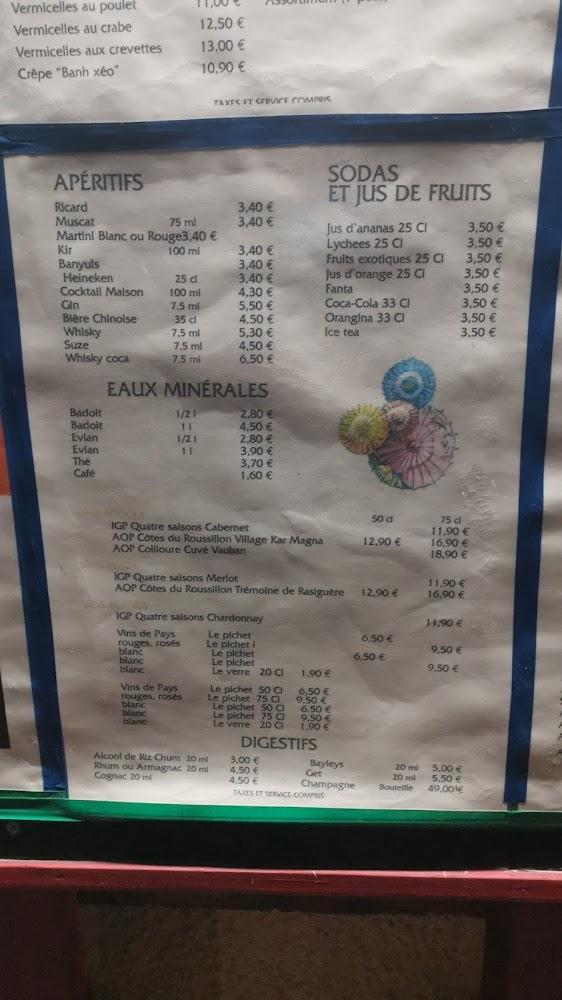 Escale D' Asie - Menu Image 4