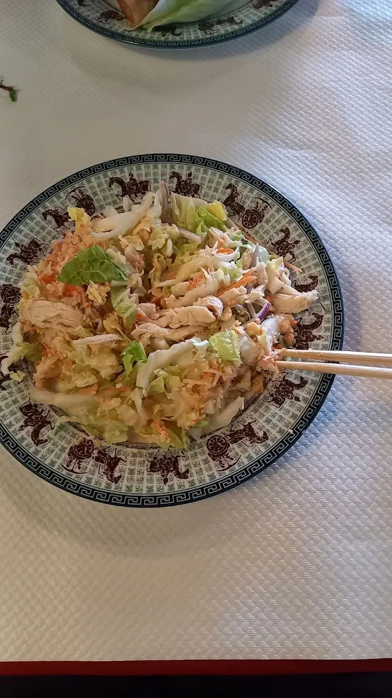 Salade de Poulet Avec Crabe